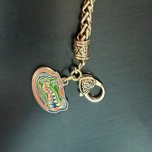 Florida Gators Women's silver tone bracelet
